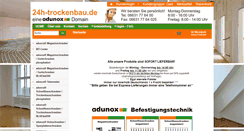 Desktop Screenshot of 24h-trockenbau.de